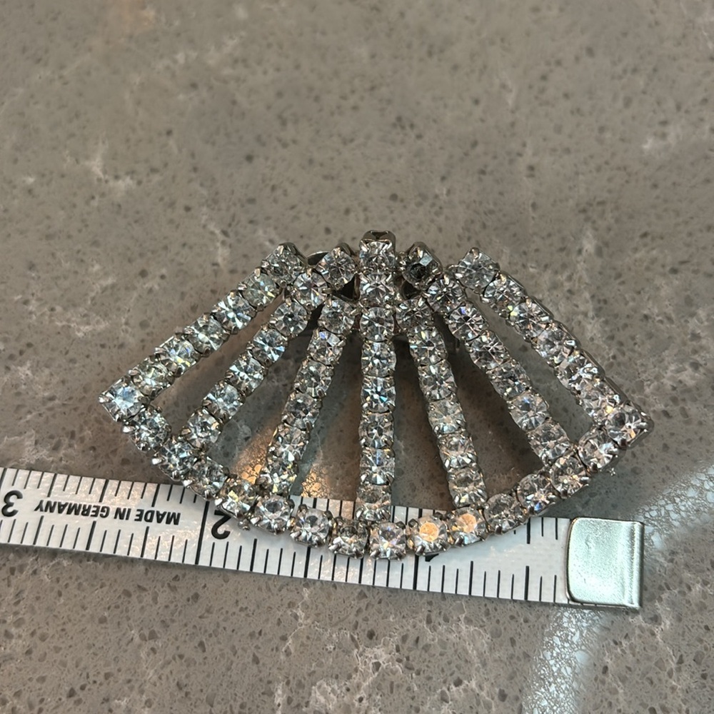 Vintage Rhinestone Shoe clips - Picture 6 of 7